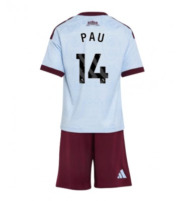 Aston Villa Pau Torres #14 Tredjeställ Barn 2026-27 Kortärmad (+ Korta byxor)
